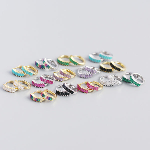 Sterling Silver Cubic Zirconia Earrings