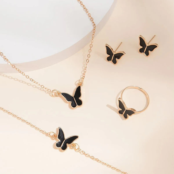 Butterfly Jewelry Set for Girls