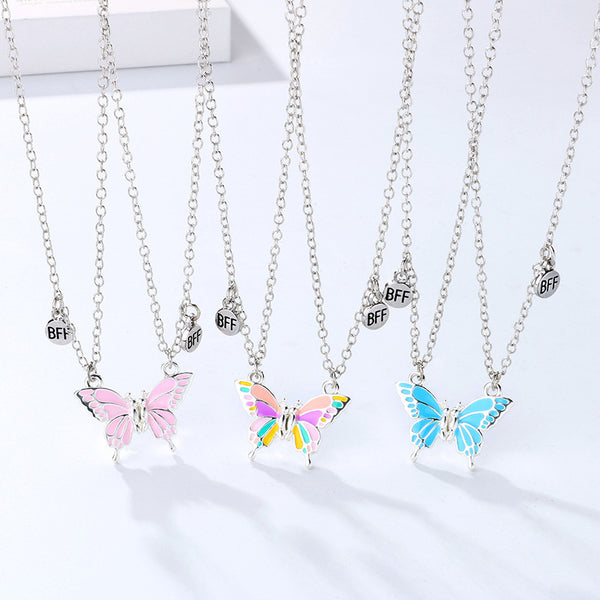 Creative Good Friend Butterfly Necklace