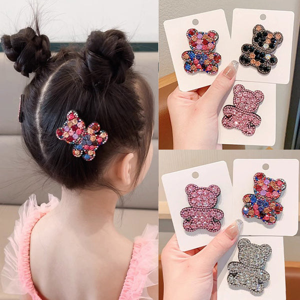 Cute Bear Hair Clips for Girls