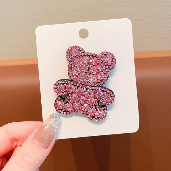 Cute Bear Hair Clips for Girls
