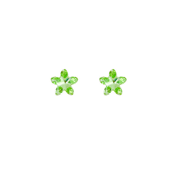 Teen Girl Zircon Star Earrings