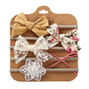 Handmade Baby Bow Headband Set