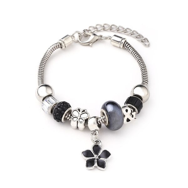 Colorful Crystal Beaded Bracelet Girls