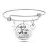 Jesus Bible Scripture Bangle Bracelet