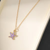 Pearl Shell Starfish Pendant Necklace