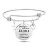 Jesus Bible Scripture Bangle Bracelet