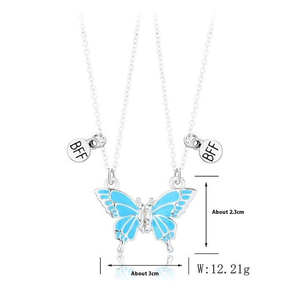 Creative Good Friend Butterfly Necklace