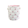 Pink Foldable Laundry Basket