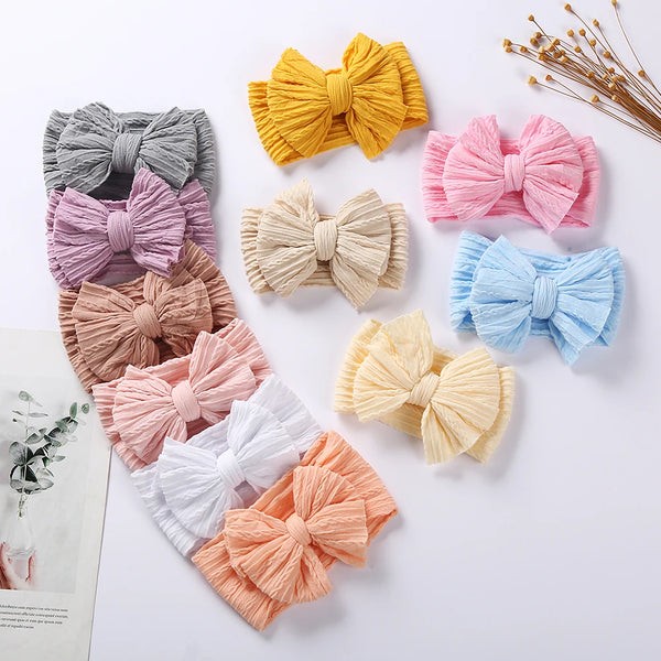 Soft Stretchy Baby Bow Headband
