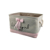 Pink Foldable Laundry Basket