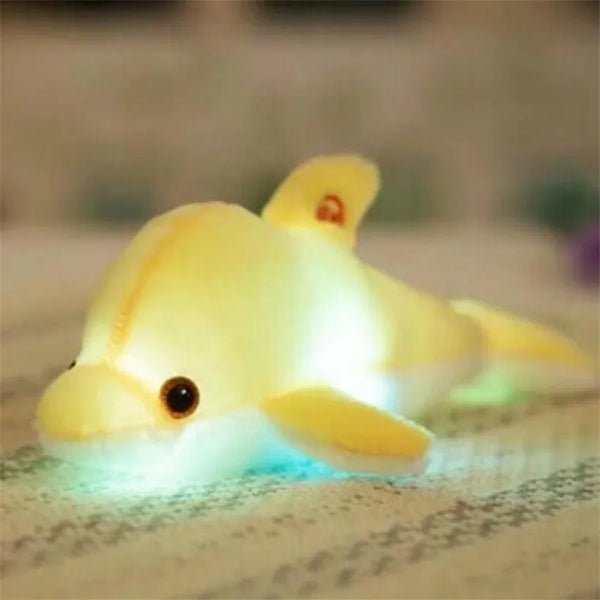 LED Light Dolphin Pillow