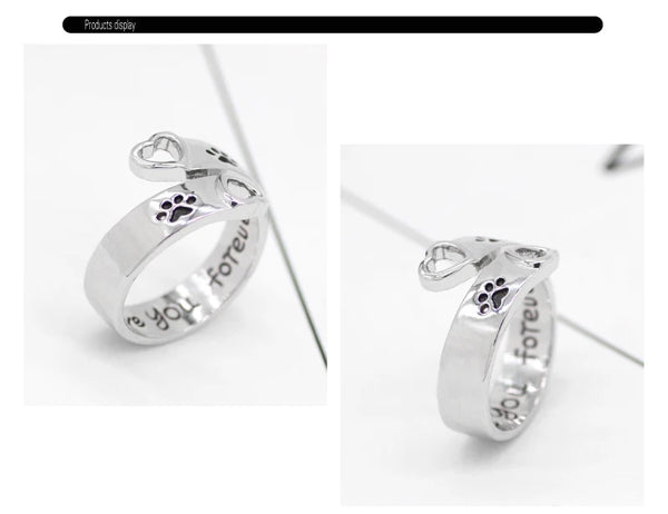 Stylish Cat Ear Finger Ring