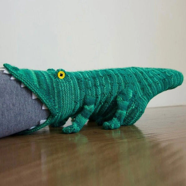 Knit Crocodile Winter Warm Socks