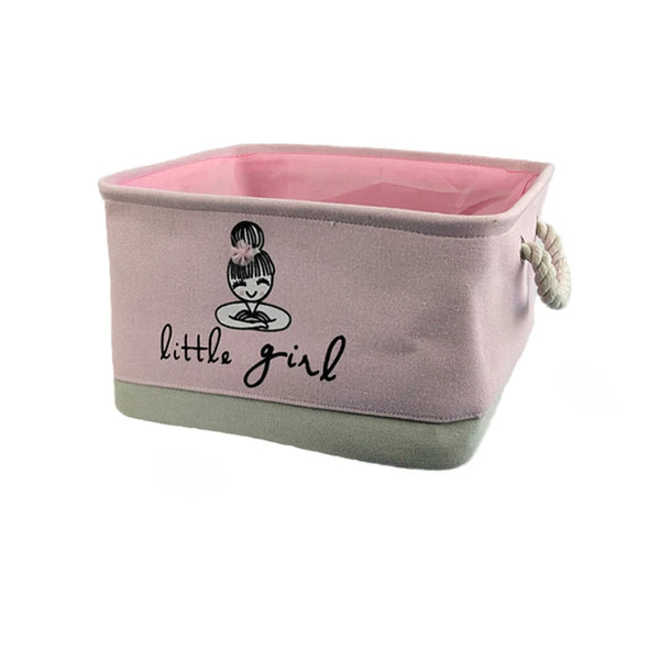 Pink Foldable Laundry Basket