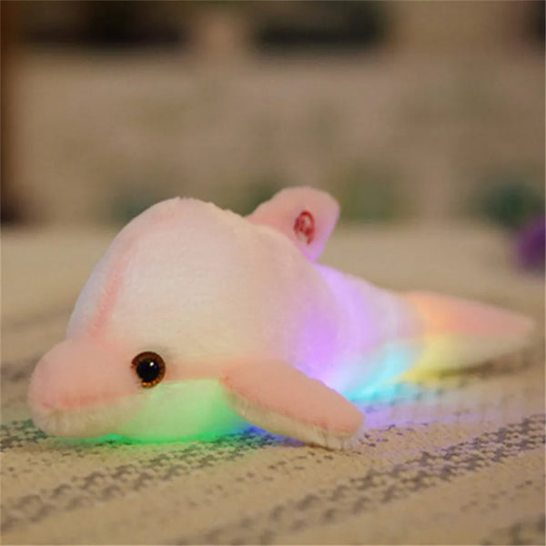 LED Light Dolphin Pillow