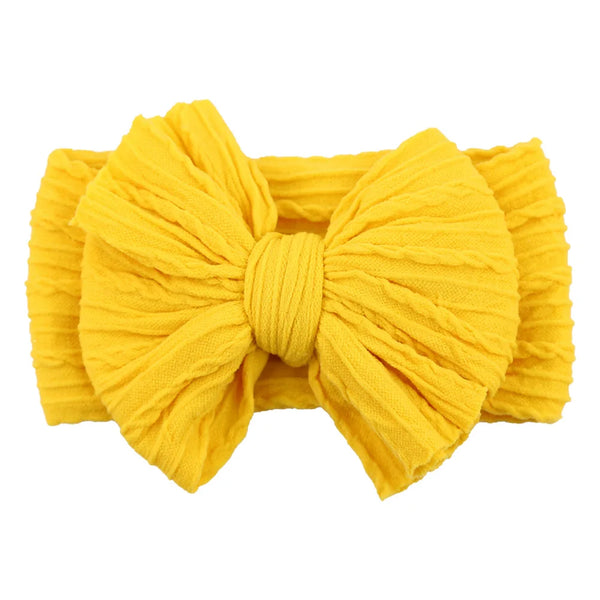 Soft Stretchy Baby Bow Headband