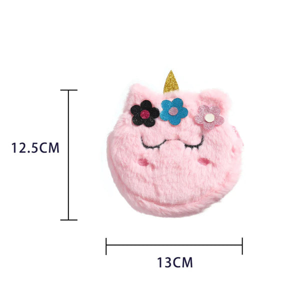 Trendy Plush Shoulder Bag for Girls