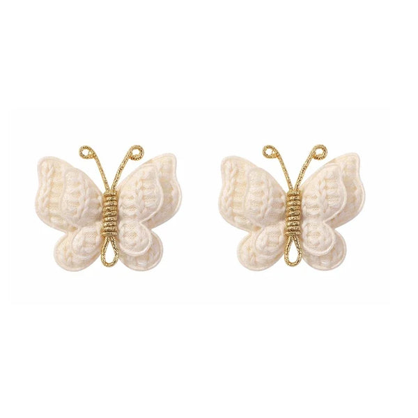 4pcs/set Cute Handmade Butterfly Hair Clips