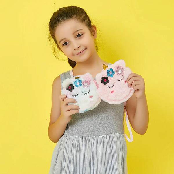 Trendy Plush Shoulder Bag for Girls