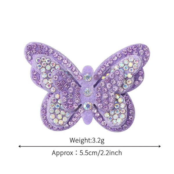 4pcs/set Cute Handmade Butterfly Hair Clips