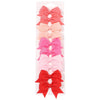 Cute Solid Ribbon Bow Hair Clips