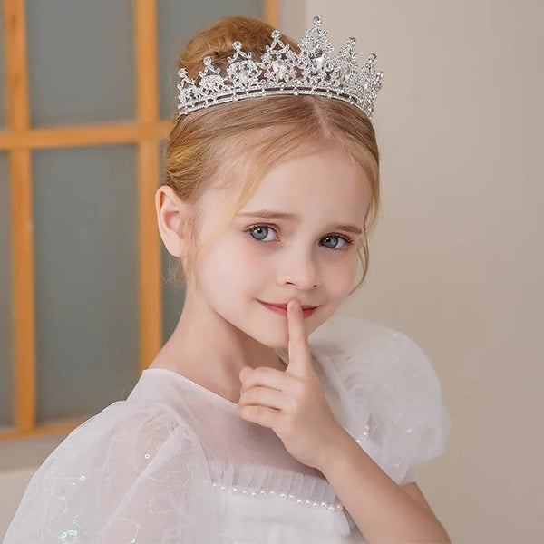 Elegant Rhinestone Princess Crown