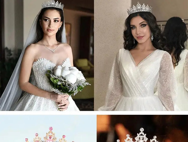 Elegant Rhinestone Princess Crown