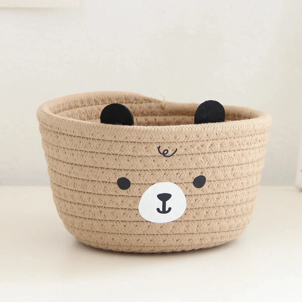 Cute Rattan Woven Storage Basket