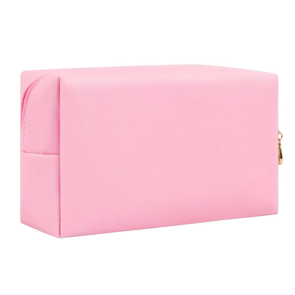 Preppy Chenille Letter Makeup Bag