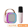 K12 Bluetooth Karaoke Microphone Speaker