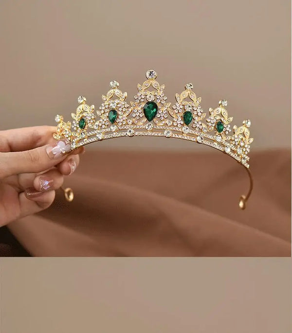 Elegant Rhinestone Princess Crown