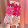 Cute Solid Ribbon Bow Hair Clips
