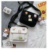 Cute Small Canvas Bag with Pendant