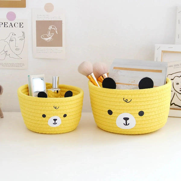 Cute Rattan Woven Storage Basket