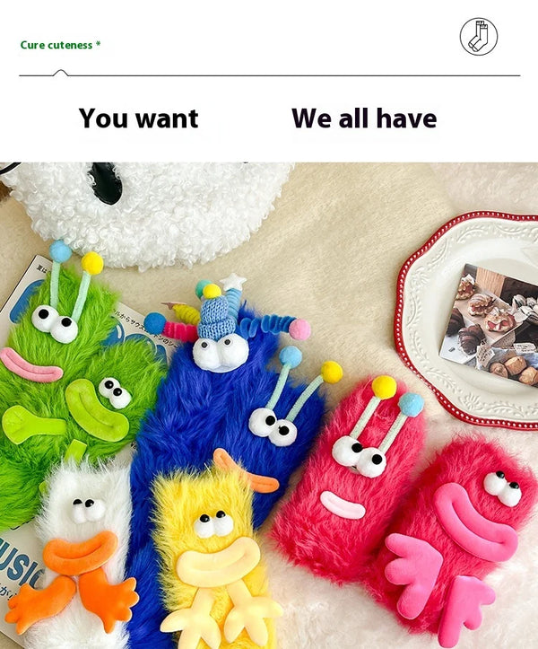 Cozy Fluffy 3D Cartoon Socks