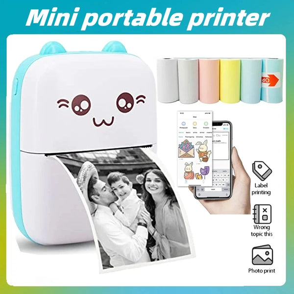 Mini Cat Print Bluetooth Printer