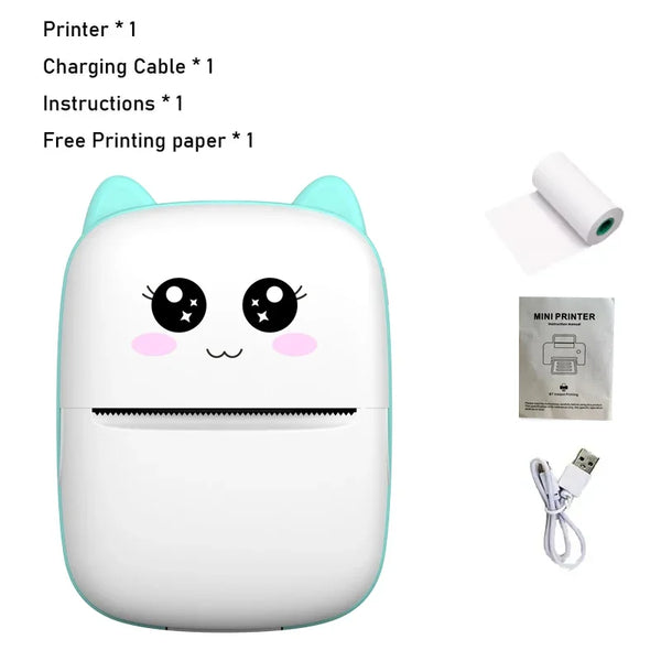 Mini Cat Print Bluetooth Printer