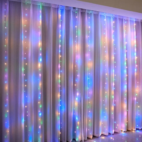 LED Curtain String Lights for Bedroom