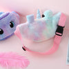 Plush Unicorn Waist Bag for Kids