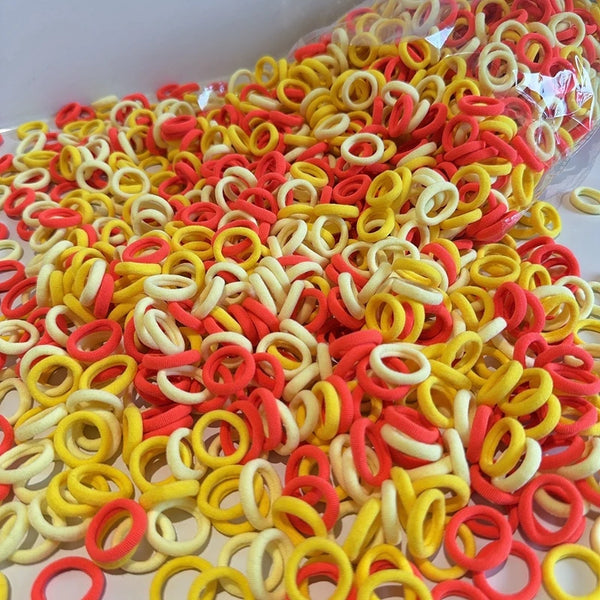 50Pcs Colorful Elastic Hair Ties