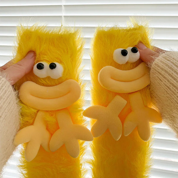 Cozy Fluffy 3D Cartoon Socks