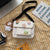 Cute Small Canvas Bag with Pendant