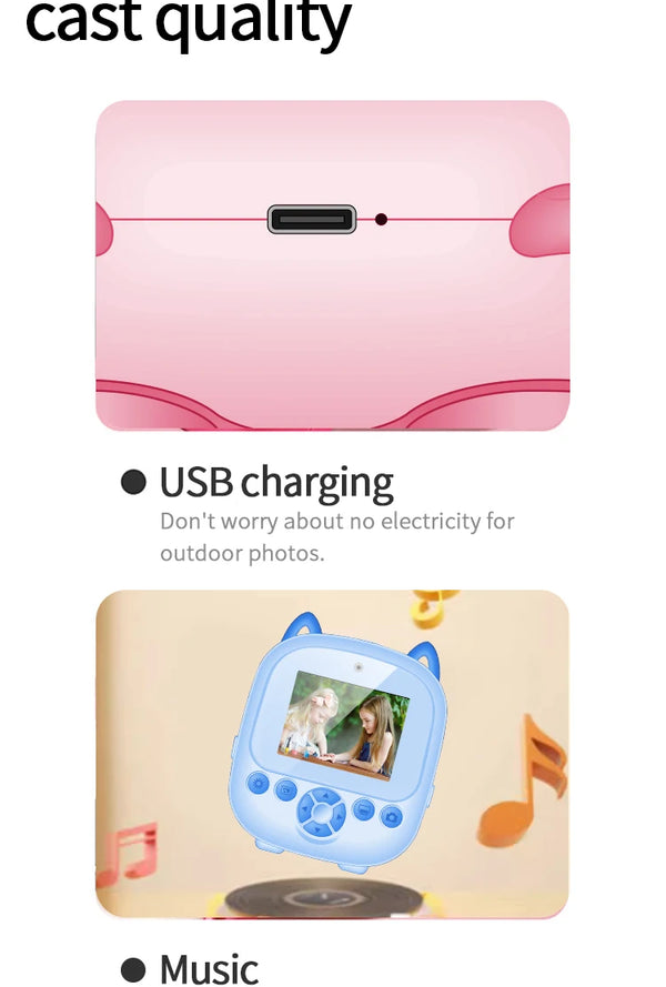 Children Digital Camera Instant Print