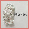 5Pcs Satin Elastic Hair Scrunchies