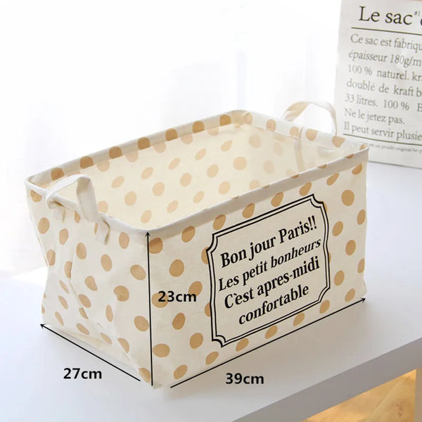 Pink Foldable Laundry Basket