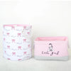 Pink Foldable Laundry Basket