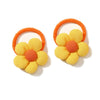 2Pcs Flower Bow Kids Hair Ties