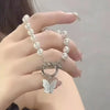 Fashion Butterfly Pearl Bracelet