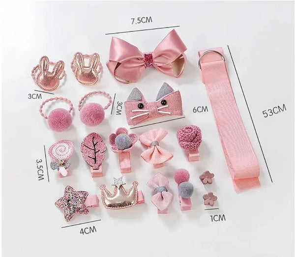 18Pcs Cute Baby Hair Accessories